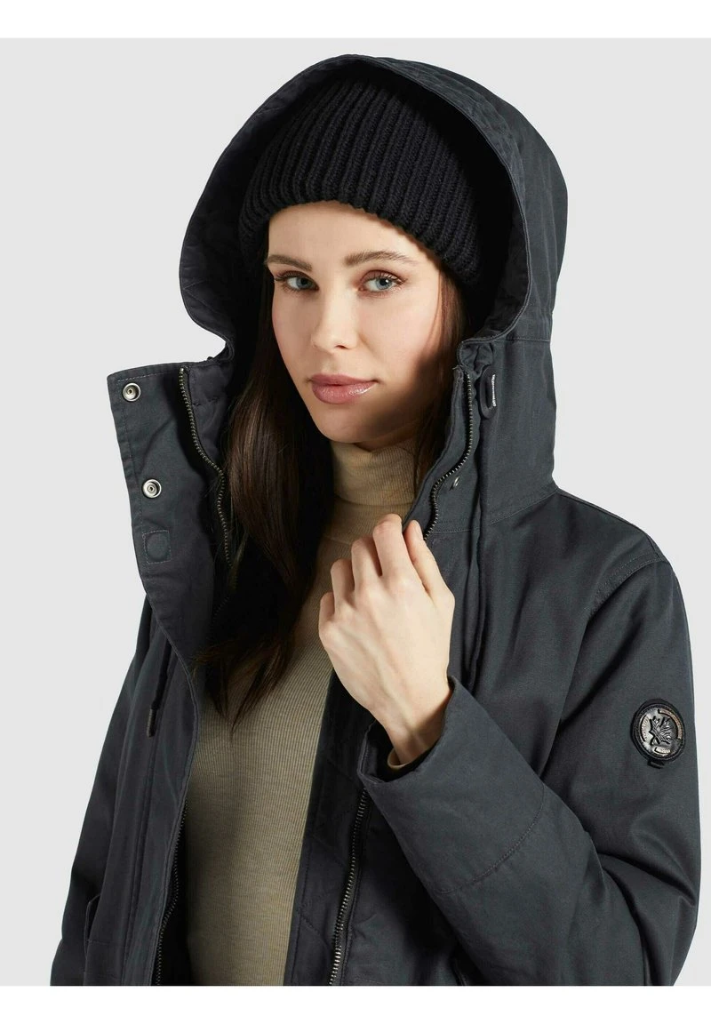 Khujo MANTEL XENIA - Cappotto Invernale - Dunkelgrau, Donna 6 Khujo MANTEL XENIA - Cappotto Invernale - Dunkelgrau, Donna - immagine 4