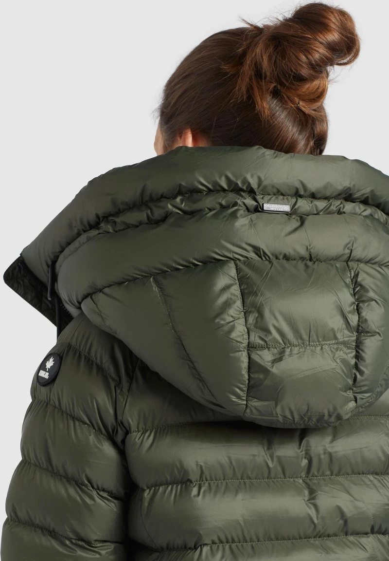 Khujo SANTA SHINE - Giacca Invernale - Dunkeloliv, Donna 6 Khujo SANTA SHINE - Giacca Invernale - Dunkeloliv, Donna - immagine 4