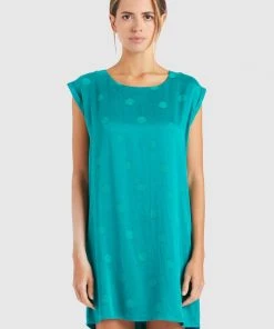 Khujo MARGARITA - Vestito Estivo - Türkis, Donna