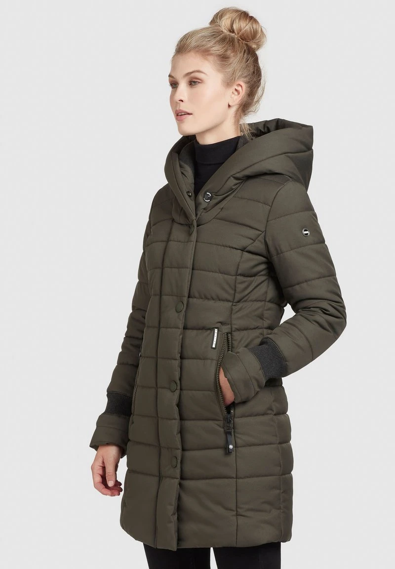 Khujo CONSTANZE STRUCTURED - Cappotto Invernale - Dunkeloliv, Donna 8 Khujo CONSTANZE STRUCTURED - Cappotto Invernale - Dunkeloliv, Donna - immagine 6