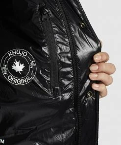 Khujo GERDA SHINY - Cappotto Invernale - Schwarz, Donna -Offerte khujo Negozio 018f26bbaec54943ba48a0e00317a0e1