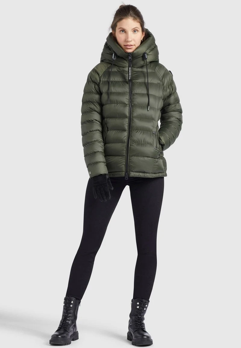 Khujo SANTA SHINE - Giacca Invernale - Dunkeloliv, Donna 3 Khujo SANTA SHINE - Giacca Invernale - Dunkeloliv, Donna