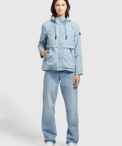 Khujo ZAHIRA3 - Giacca Leggera - Hellblau, Donna -Offerte khujo Negozio 04774e1766c245c4ab073dad042ed920