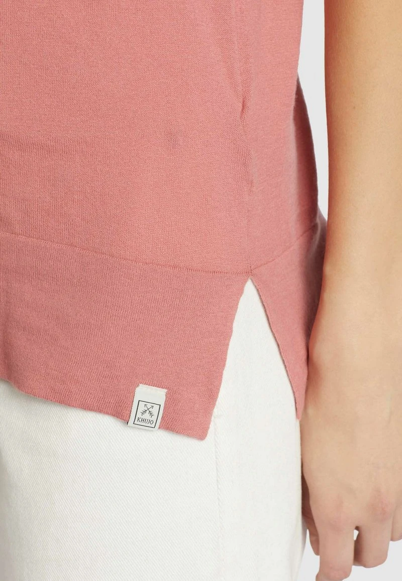 Khujo ALLMUT - T-shirt Basic - Pink, Donna 9 Khujo ALLMUT - T-shirt Basic - Pink, Donna - immagine 7