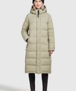 Khujo CORINNA MATT - Cappotto Invernale - Blassgrün, Donna