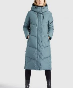 Khujo SONJE - Cappotto Invernale - Blaugrau, Donna