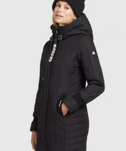 Khujo JERRY PRIME5 STRUCTURED - Cappotto Invernale - Schwarz, Donna -Offerte khujo Negozio 077319f57d22493e8cb1bb6be5a8bd80