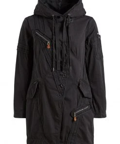 Khujo ZARIA - Parka - Black, Donna -Offerte khujo Negozio 07ae6a38ae1f49428b77087648e46b48