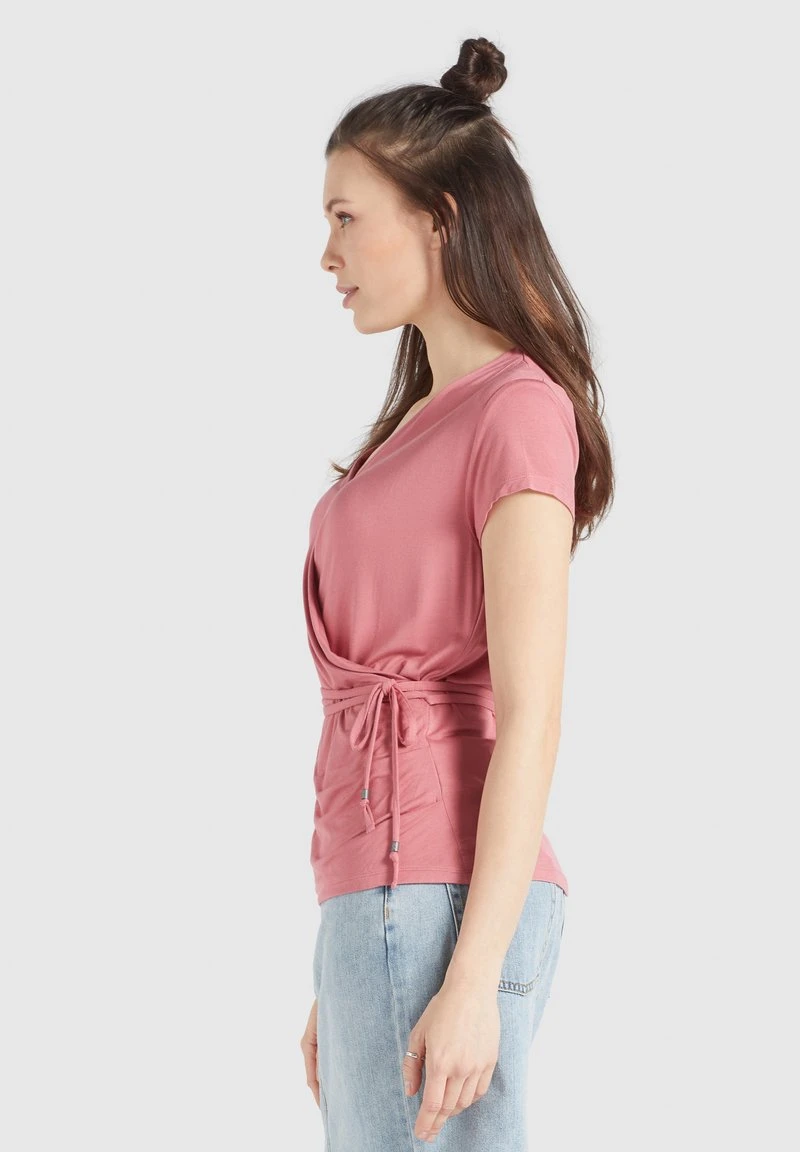 Khujo LETICIA - T-shirt Con Stampa - Rosa, Donna 6 Khujo LETICIA - T-shirt Con Stampa - Rosa, Donna - immagine 4