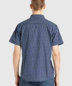 Khujo SKELTON - Camicia - Blue, Uomo -Offerte khujo Negozio 08020391fd694ad7a8bc20393a62d336