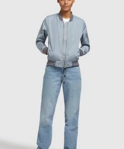 Khujo STENCE - Giubbotto Bomber - Blaugrau Hell, Donna 15 Khujo STENCE - Giubbotto Bomber - Blaugrau Hell, Donna -Offerte khujo Negozio 081a22b05b1f4ff1b3c4f67344e78da5