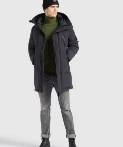 Khujo ZYLAN - Cappotto Invernale - Schwarz, Uomo -Offerte khujo Negozio 097d98ab3488493b9125343b586d55c1