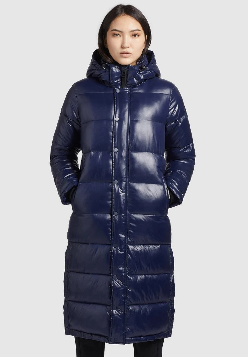 Khujo CORINNA SHINY - Cappotto Invernale - Dunkelblau Glänzend, Donna 3 Khujo CORINNA SHINY - Cappotto Invernale - Dunkelblau Glänzend, Donna
