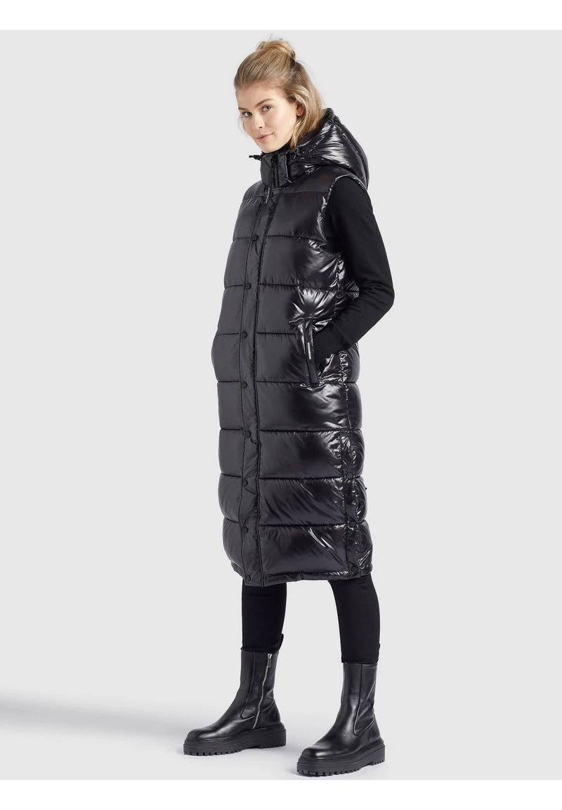 Khujo MAGNETA SHINY - Smanicato - Schwarz, Donna 7 Khujo MAGNETA SHINY - Smanicato - Schwarz, Donna - immagine 5