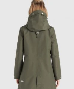 Khujo SOUS - Cappotto Corto - Oliv, Donna -Offerte khujo Negozio 0be775ac59f347d7831ac4254e64b1d3