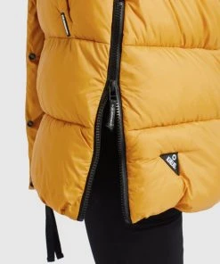 Khujo NIDALEE - Cappotto Invernale - Gelb, Donna -Offerte khujo Negozio 0c0a67c0fa42436fb408f790c01d2d9d