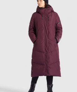 Khujo SONJE2 - Cappotto Invernale - Weinrot, Donna