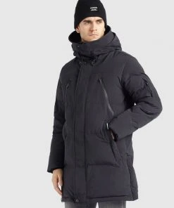 Khujo ZYLAN - Cappotto Invernale - Schwarz, Uomo -Offerte khujo Negozio 0c4b1cc92d0b4da88cf18ec2490f3ba1