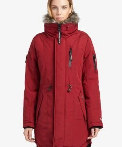 Khujo LIZIE - Cappotto Invernale - Red, Donna