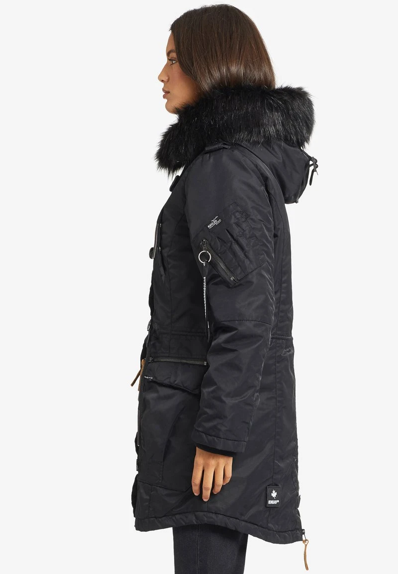 Khujo LORENE - Cappotto Invernale - Black, Donna 7 Khujo LORENE - Cappotto Invernale - Black, Donna - immagine 5