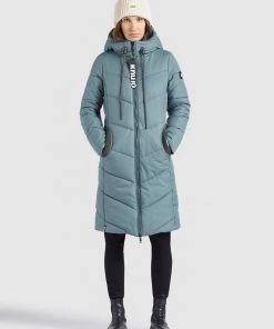 Khujo ARIBAY - Cappotto Invernale - Blaugrau, Donna