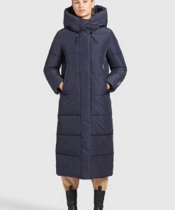 Khujo MANTEL SOULANI - Cappotto Invernale - Dunkelblau, Donna