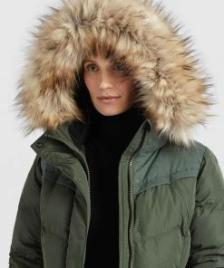 Khujo WINSEN6 - Giacca Invernale - Dunkeloliv, Donna -Offerte khujo Negozio 0fc0b74eeaf64878a32e34969cd19c24