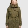 Khujo ELST - Parka - Dunkeloliv, Donna -Offerte khujo Negozio 10da1b0cac274efd9cdcfdc27ffb6b36