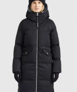 Khujo ANIVA - Cappotto Invernale - Schwarz, Donna
