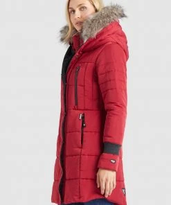 Khujo NIAMH - Cappotto Invernale - Rot, Donna 16 Khujo NIAMH - Cappotto Invernale - Rot, Donna -Offerte khujo Negozio 130e6fb5a46f42949947c674af4e542a