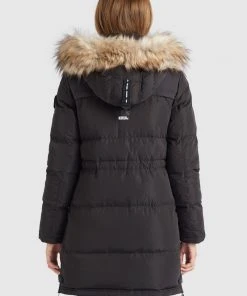 Khujo MELINDRA2 - Cappotto Invernale - Schwarz, Donna -Offerte khujo Negozio 140da2ca37ad40e7b2dd2ee92a4a51aa