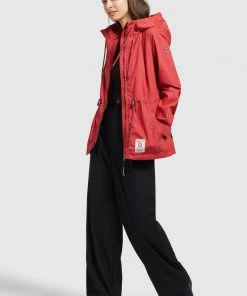 Khujo SESIA - Parka - Rot, Donna -Offerte khujo Negozio 14fe3b640f8c4aaf9e4b525468bfb088