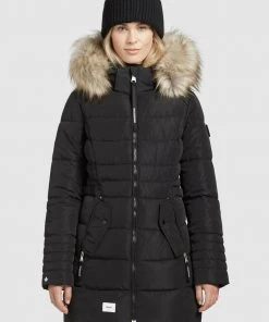 Khujo AMARAY2 - Cappotto Invernale - Schwarz, Donna