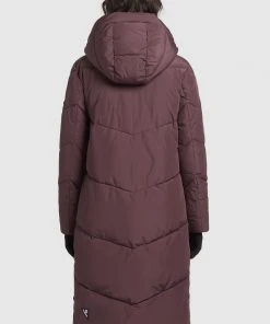 Khujo SONJE3 - Cappotto Invernale - Weinrot, Donna -Offerte khujo Negozio 157aa089b773476f99112d4a55770ecb