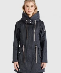 Khujo ONDA - Parka - Dunkelgrau, Donna