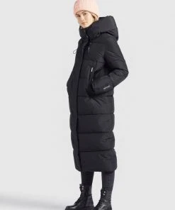 Khujo MANTEL SOULANI - Cappotto Invernale - Schwarz, Donna -Offerte khujo Negozio 16e9a48fa3174732b2b0d7d8ff24e2a9