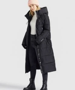 Khujo MANTEL SOULANI - Cappotto Invernale - Schwarz, Donna -Offerte khujo Negozio 1722586f018c4568a600ad494eeef099