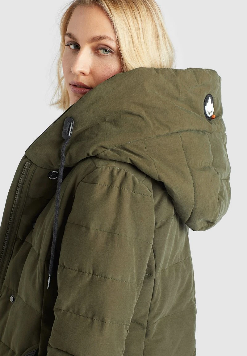 Khujo SHERMA2 - Cappotto Invernale - Oliv, Donna 8 Khujo SHERMA2 - Cappotto Invernale - Oliv, Donna - immagine 6