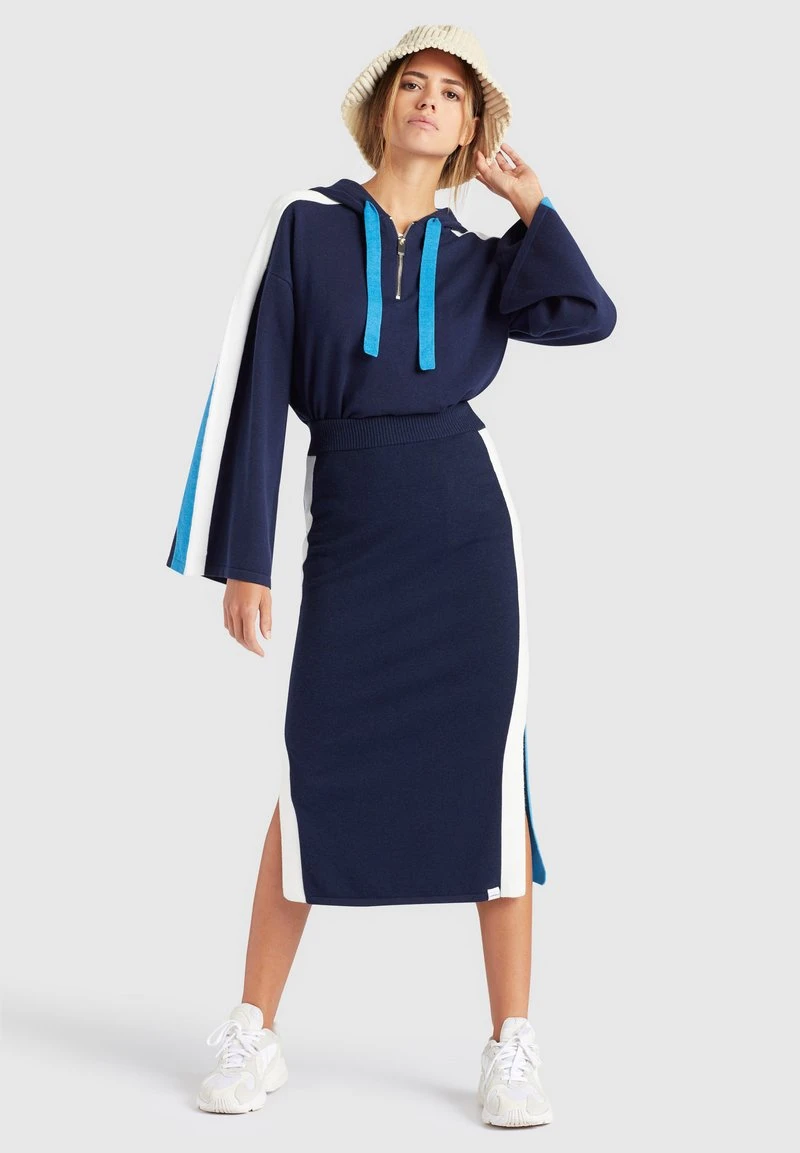 Khujo ZENGINA - Felpa Con Cappuccio - Blue/white, Donna 4 Khujo ZENGINA - Felpa Con Cappuccio - Blue/white, Donna - immagine 2