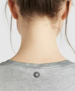 Khujo MATAMA - T-shirt Con Stampa - Grau, Donna -Offerte khujo Negozio 1a10898f836845f7a40d558c084ec6f2