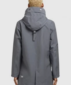 Khujo ARTISA - Parka - Graublau, Donna -Offerte khujo Negozio 1abfd3f8246e45f884a02095cc802181