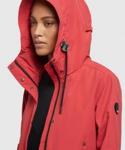 Khujo KAYA - Giacca Outdoor - Rot, Donna -Offerte khujo Negozio 1b46ceb8d85d4a4494f0860c55a87cb6