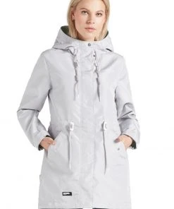 Khujo EMURI - Parka - Light Grey, Donna