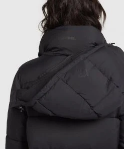 Khujo CORINNA MATT - Cappotto Invernale - Schwarz, Donna -Offerte khujo Negozio 1d558868edb24921bf9240e84f434a02