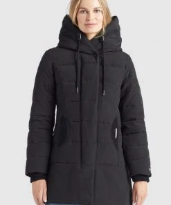 Khujo SHERMA2 - Cappotto Invernale - Schwarz, Donna