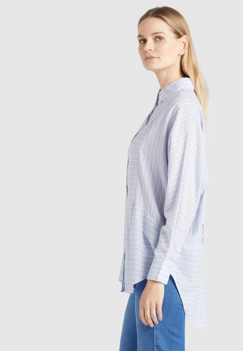 Khujo HINDE - Camicia - Blue/white, Donna 6 Khujo HINDE - Camicia - Blue/white, Donna - immagine 4