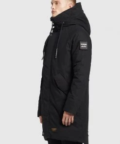 Khujo HAAK - Cappotto Invernale - Schwarz, Uomo -Offerte khujo Negozio 1fd8786654c84b07a80ede7069f80b78