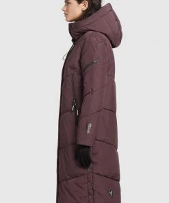 Khujo SONJE3 - Cappotto Invernale - Weinrot, Donna -Offerte khujo Negozio 20c27e9b051345c697e48441010c44bd