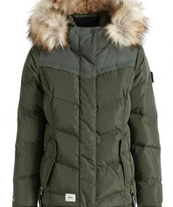 Khujo WINSEN6 - Giacca Invernale - Dunkeloliv, Donna -Offerte khujo Negozio 21429a78a0a14aff8afcd84be36ab696