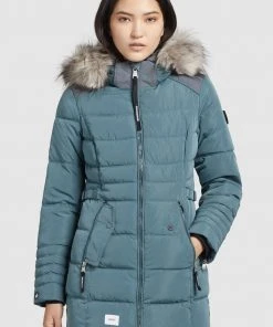 Khujo AMARAY2 - Cappotto Invernale - Blaugrau, Donna